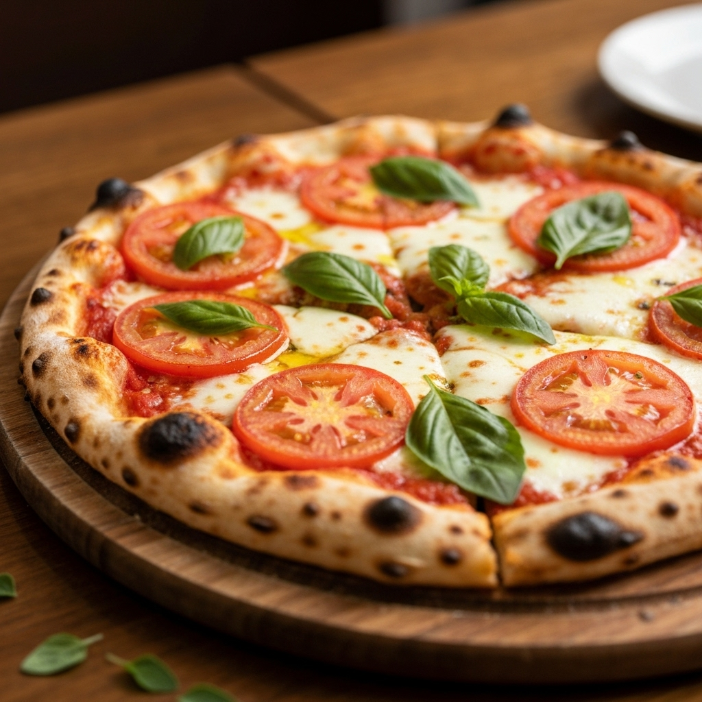 Artisan wood-fired pizza