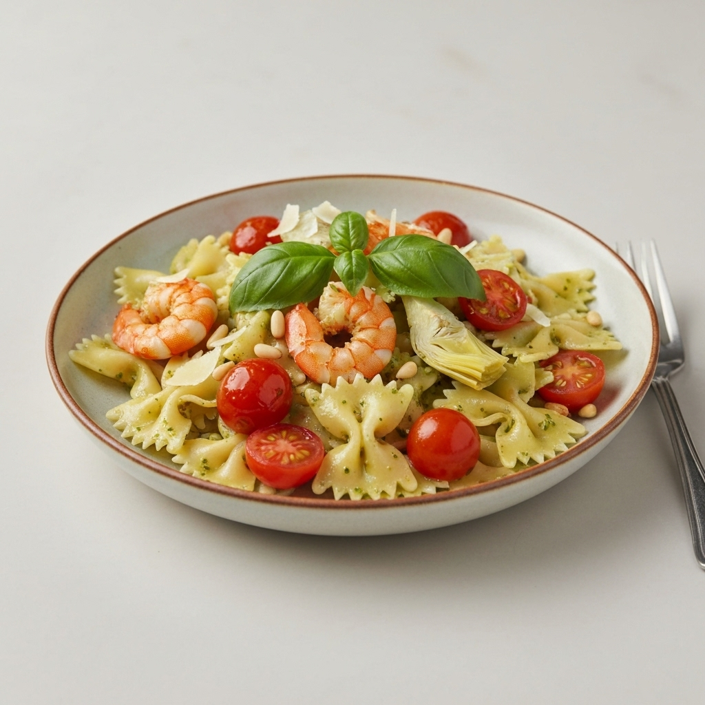 Gourmet pasta dish