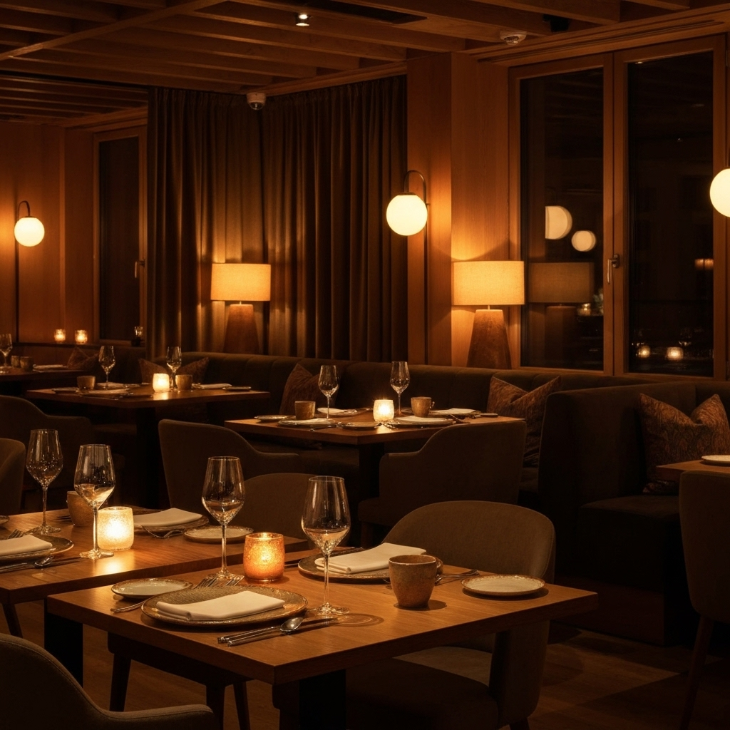 Restaurant dining atmosphere